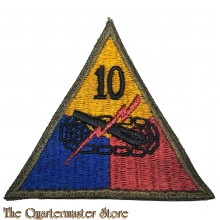 Mouwembleem 10th Armored Division (Sleevebadge 10th Armored Division).