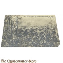 (Feld) Postkarte 1915 Sturm des Inf Reg. no 24 auf die franzoschen Stellungenbei Vailly am 30 okt 1914