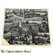 Junckers Fotokarte no 8 - Einzelbilder, die die Herstellung der ersten Eisenflugzeuge 1915 / 16 zeigen