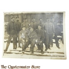 Photo 1914 Gruppe Deutsche Soldaten 