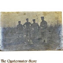 Postkarte/StudioPhoto group of German soldiers 1 with IC 1