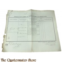 Extract uit het stamboek der Officieren Koloniaal Werf Depot 1845 Wilhelmus Hendrikus Good