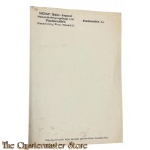 Brief NSDAP/Hitlerjugend Wehrtuchtigungslager I/36 Pfeiffermuhle 