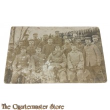 (Feld) Postkarte 1915 Gruppe Deutsche Soldaten