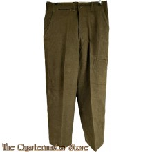Trousers Field, wool serge OD 18 Oz  W34 x L29 (post war)
