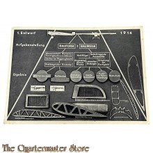 Junckers Fotokarte no 4 - Entwicklungsabschnitt 1914 / 15 - Eisen -