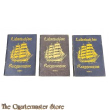Liederbucher der Kriegsmarine Teil 1-2-3  (Songbooks Kriegsmarine No 1-2-3)