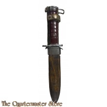 M4 Bayonet - Dutch 1950s with correct scabbard for M1 Carbine 1st model