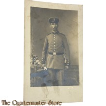 (Feld)postkarte 1917 1 Deutscher Soldat mit Seitengewehr und Schirmmutze