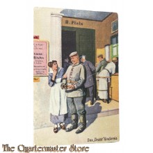 Postkarte/Feldpost 1915 , nr 2,  Das "Draht" hindernis
