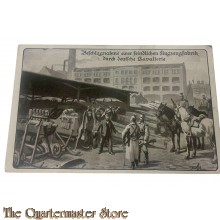 Postkarte/postkarte 1915 beschlagnahme eines feindlichen Flugzeugfabrik 