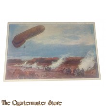 Postkarte/postkarte 1916 Fesselballon, unsere Artilleriewirkung beobachtend
