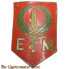 Metalen Mouw schild C- (1e) Divisie "7 December"