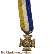 Miniatuur Medaille Onderscheidingsteken voor Langdurige Dienst als officier 15 jaar