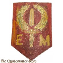 Metalen Mouw schild C- (1e) Divisie "7 December"