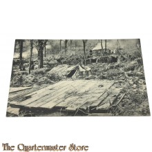 (Feld) Postkarte 1915 Erdhohlen an der Aisne Inf Div 32