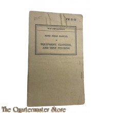Manual FM 21-15 Equipment, clothing and tent pitching
