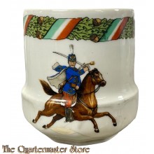 Patriotisches Kaffeetasse Hussar  (Patriotic China coffeecup hussar)