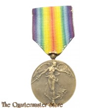 Belgium -  Victory medal 1914-1918 (French: "Médaille Interalliée de la Victoire 1914–1918", Dutch: "Intergeallieerde Overwinningsmedaille 1914–1918"). 