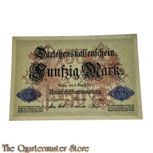 Bank note 1914 50 mark 