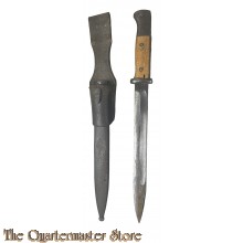 Seitengewehr 98k S84/98 mit Trager (S84/98) (Bayonet Mauser 98k S84/98 with leather frog)