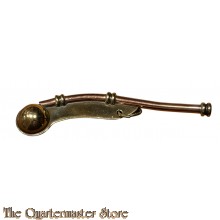 Koperen Bootsman Fluit (Marine Salute Whistle Flute Fife)