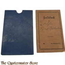 WK 1 Soldbuch Kgl. Preuss. Strassenbau-Kompagnie Nr 12