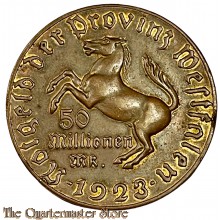 50 Millionen Mark 1923 (Notgeld der Provinz Westfalen)
