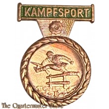 DDR - Abzeichen o.J. 3. Platz im Kampfsport (Wehrsport) EF