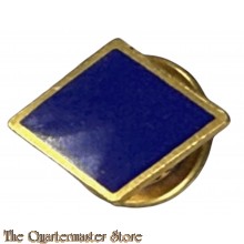 WW2 Canadian 2nd Corps Enamelled (Diamond) Lapel Pin Badge