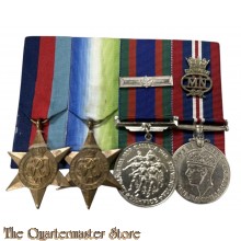 WW2 4 piece Medal set Canada Merchant Navy 