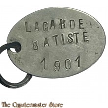 France - WW1 dogtag 951