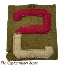 US Army WW1 2nd Army Felt Patch Two Piece