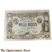 France -  1916 Patriotic postcard Millie Becots 