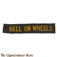 US Army Tab VTG  Hell on Wheels (2nd Arm Division)