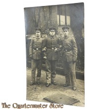 (Feld)Postkarte 1917 3 Deutsche Soldaten 