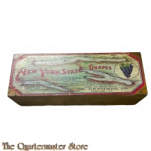 WW1 US Army small  ration crate grapes 