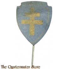France - WW2 Small patriotic paper badge 