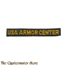 US Army Tab VTG  USA Armor Center 