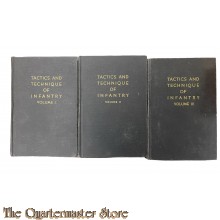 Books - 3 delige serie Tactics and Technique of Infantry Volume I,II en III
