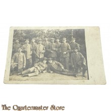 (Feld) Postkarte/Studiophoto 1917 13 Deutsche Soldaten 