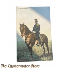 Prent briefkaart 1905 Kapitein klein tenue