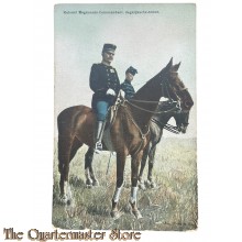 Prent briefkaart 1905 Kolonel Regiments commandant dagelijks tenue