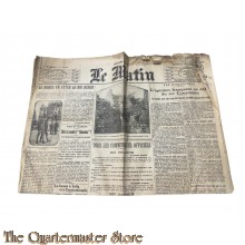 France - Newspaper “le Matin” dimanche 14 Novembre 1915