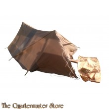  WWII british dated brown pup tent 1945