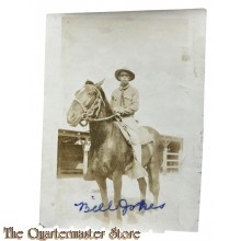 US Army WW 1 Studio photo Soldier on horseback