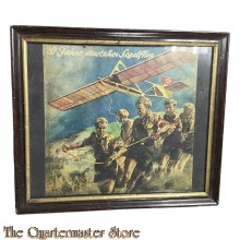 Framed litho 20 Jahre Deutscher Segelflug 