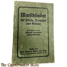 Booklet - WK1 Marschlieder für Pfeife, Trommel und Gesang 