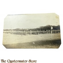 US Army WW 1 photo parade ground presenting US Soldiers 