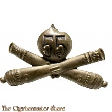 Italy - WWII Italian Royal Army 55 th Artillery unit plate for Pith Helmet 